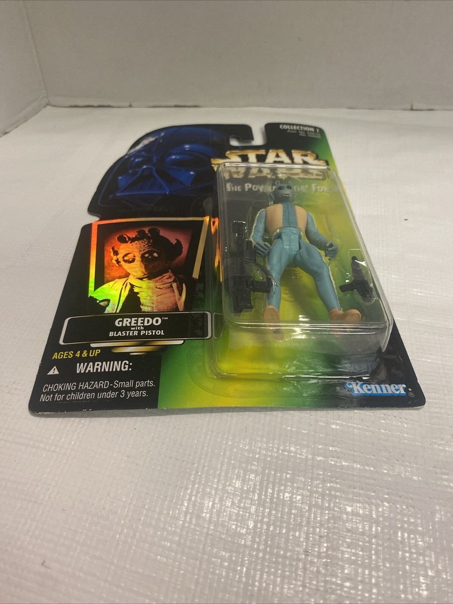 Kenner Star Wars Potf Red Card Greedo Action Figure for sale