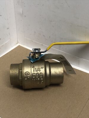 1 1/4'' CxC Lead Free -ATLANTIC 1.25'' Full Port Sweat Ball Valve-1 1/4'' Swet 