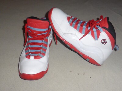 red blue and white jordan 10