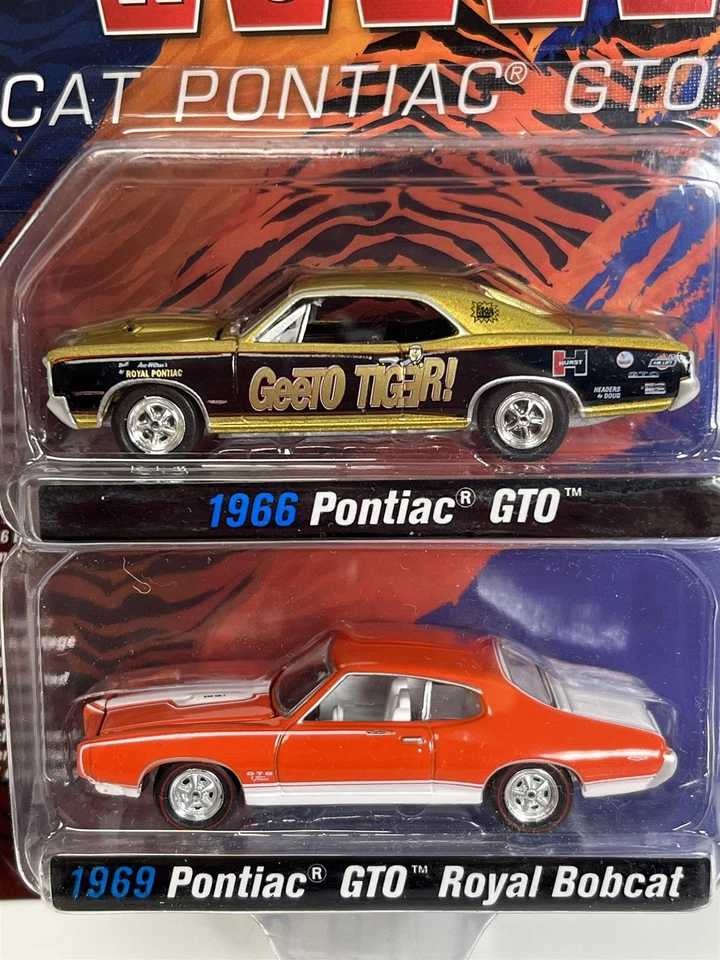 Pontiac 1966 Gto E 1969 Pontiac Gto Royal Bobcat 1:64 JLPK013B - Immagine 2 di 4