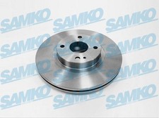 SAMKO 2x Bremsscheibe vorne belüftet passend für Mazda MX-5 II NB