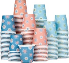 300 Disposable 3 oz Paper Cups for Mouthwash and Bathroom Use