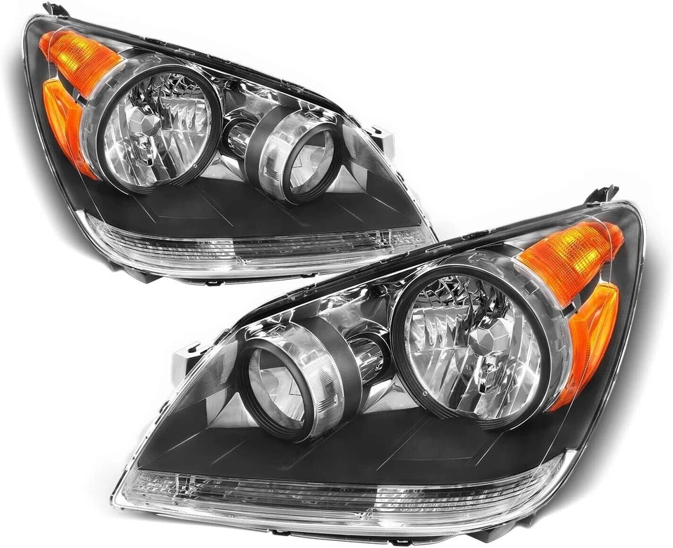 Par de faros negros para Honda Odyssey 2008-2010 izquierda y derecha nuevos Foto 2 de 4