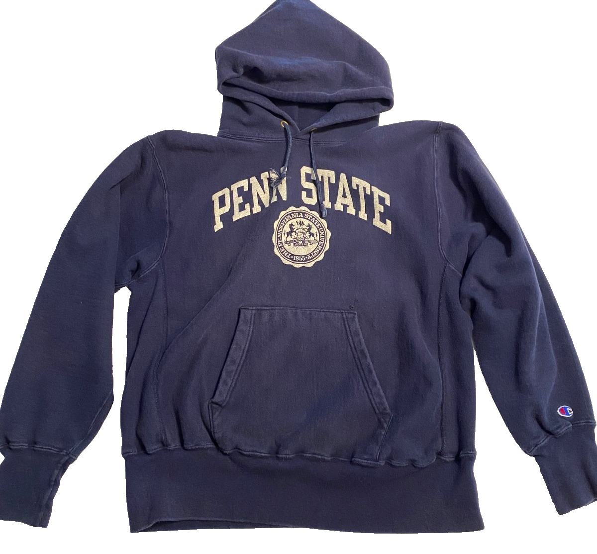 VTG 80s Champion Reverse Weave Penn State Hoodie USA Made Rare