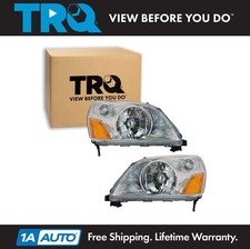 Trq Headlight Assembly Pair Lh Rh 2pc For 2003-2005 Honda Pilot Trq Headlight Assembly Pair Lh Rh 2pc For 2003-2005 Honda Pilot