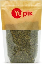 (Free Duty Tax) Yupik Raw Pumpkin Seeds, No Shell, 1 lb (16 oz), GMO-Free, G