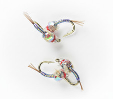 Rainbow Warrior Nymphs UV Purple - Premium Trout Fly Fishing Flies Attractor
