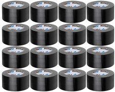 16 Pack Black Duct Tape Heavy Duty Bulk, 2 inch x 30 Yards,Strong No Residue ...