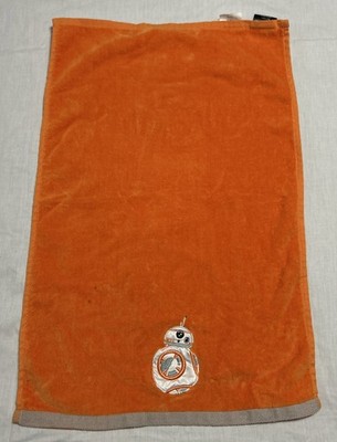 Star Wars BB-8 Hand Towel Orange From The Kohls Collection 25  x 16 