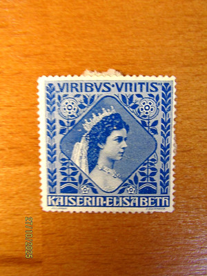 Reklamemarke  ''Kaiserin Elisabeth''   Österreich  1908