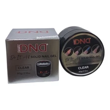 Diva DnD Solid Sticker Adhesive Clear Gel UVLED Jar 2.12 oz