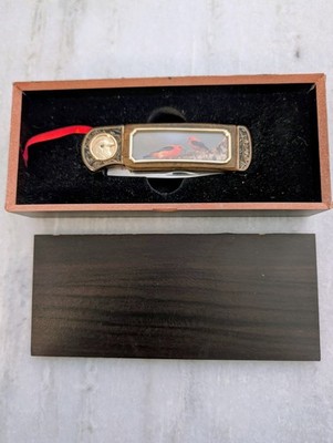 American Mint Scarlet Tanager Collectable Knife 420 Stainless Limited Edition