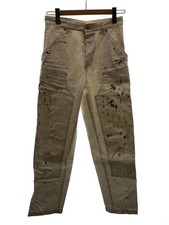 Christian Dior OTHER CARPENTER PANT Bottom 26 Cotton WHT Total Pattern Used