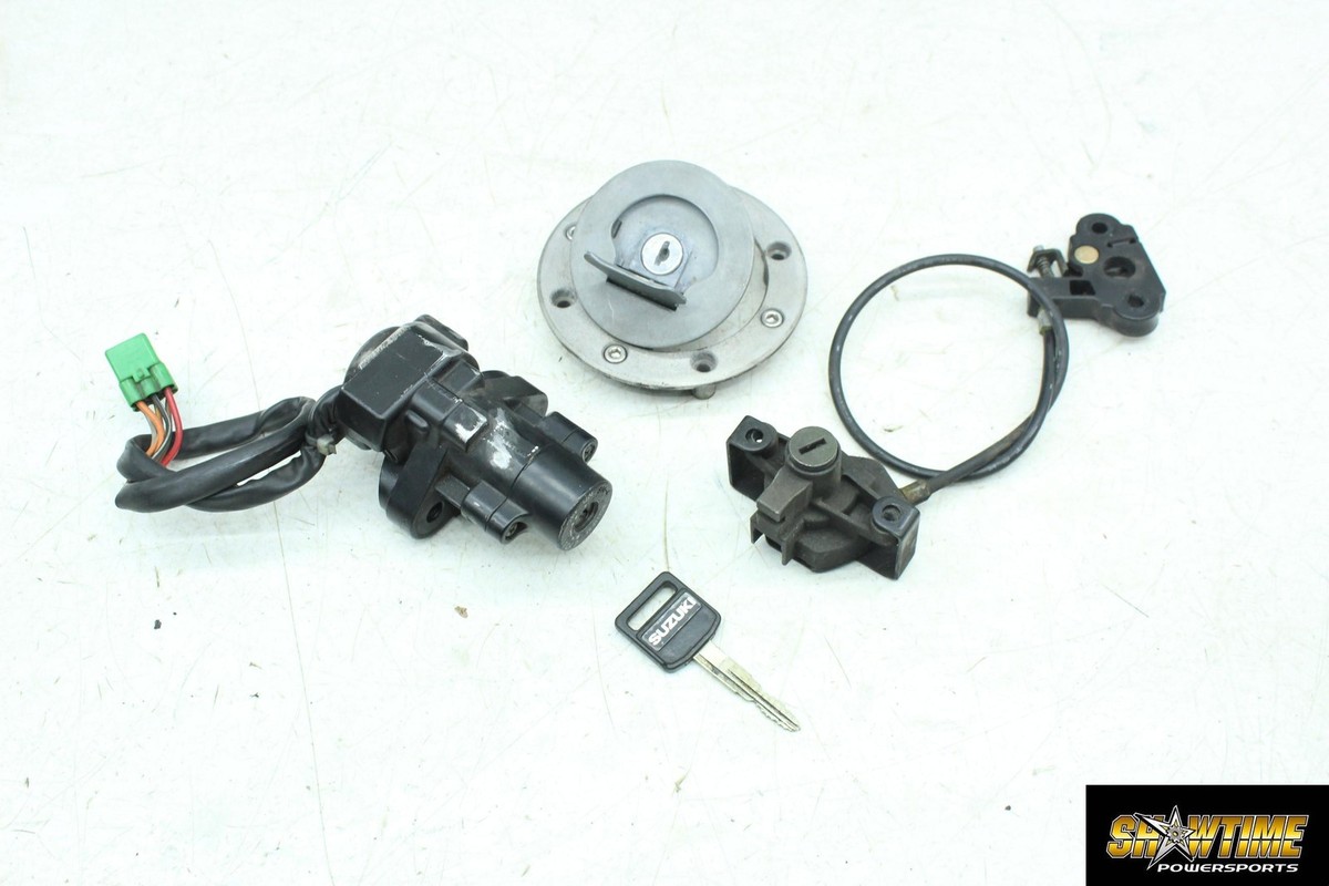 93-96 SUZUKI GSXR1100 IGNITION LOCK KEY SET W/ GAS CAP AND SEAT