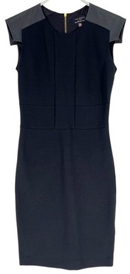 Ted Baker Damen London Rundhals Ärmelloses Kleid Größe 1 - XS