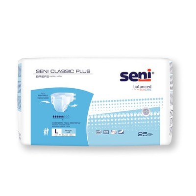 Seni Incontinence Brief Breathable S-LA25-BC2 Moderate to Heavy 25 Ct