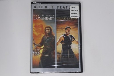 Braveheart Gladiator Double Feature DVD