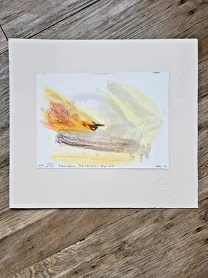 LITHOGRAPHIE ORIGINALE - Signée & Numérotée   * Monique POINT *   EA - Photo 1/3