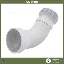 Universal Flexible WC Pan Connector Toilet Drain Pipe 100-120mm 80-110mm
