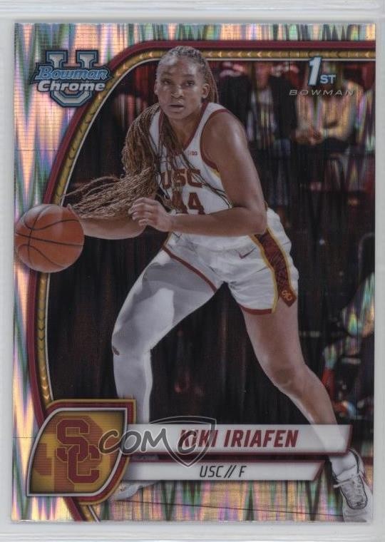 2024-25 Bowman U Chrome Stealth Refractor Kiki Iriafen #47 1l2