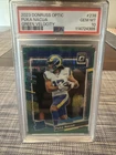 PUKA NACUA 2023 DONRUSS OPTIC RATED ROOKIE GREEN VELOCITY RC PSA 10