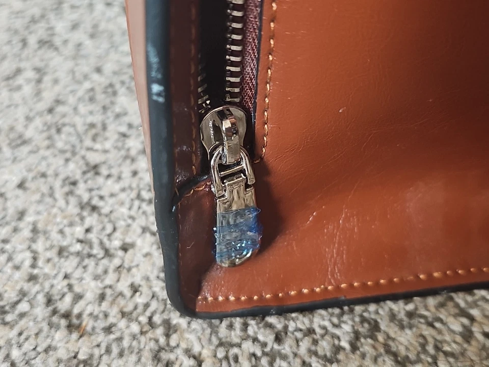 BOSTANTEN Maletines para Hombre Bolso de Cuero para Laptop 15.6 pulgadas Computadora Mensajero Foto 3 de 4