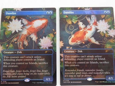 DanDan Foil Set x2 Fish Magic the Gathering Secret Lair 2138