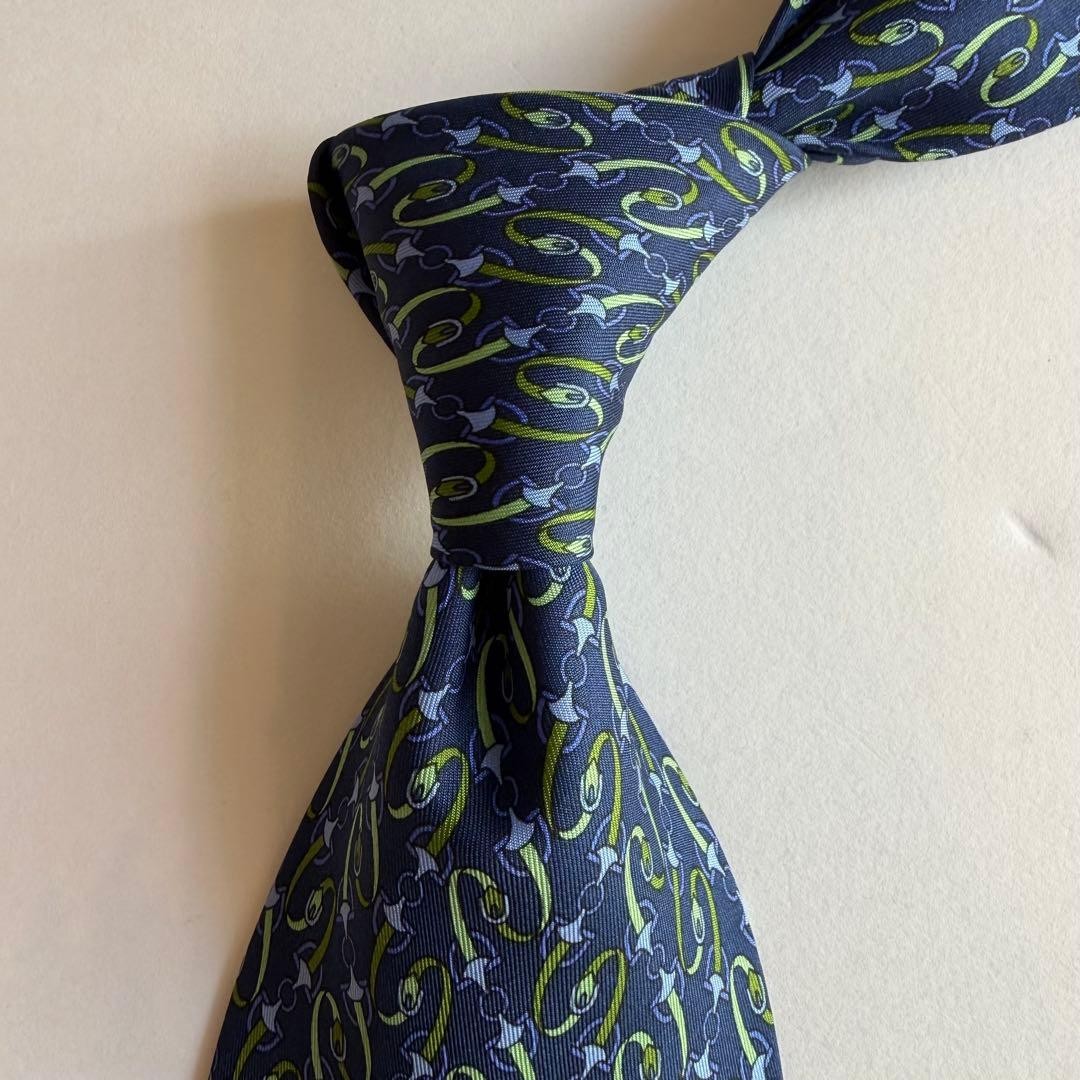 Gucci Necktie Tie 100% Silk Multicolor All-over Pattern 3.7 inches From Japan thumbnail 2