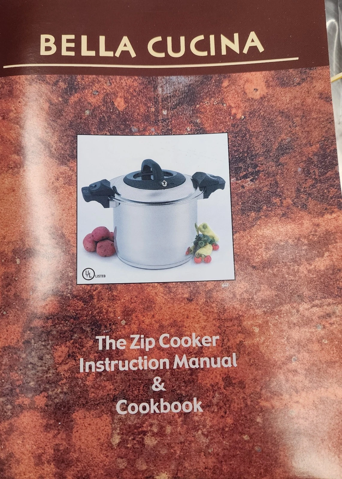 Bella Cucina Zip Cooker Pressure Cooker 9 Quart NEW -HSN NETWORK