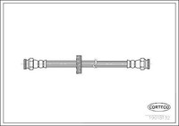 Corteco 19018132 Bremsschlauch FüR Alfa Romeo Passend FüR Fiat Lancia