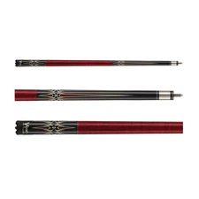 Viper Sinister Series Black and Red Pool Billiards Cue Stick 20 Ounces