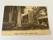 The Old Warner Place Pepperell Massachusetts MA Postcard