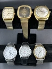 Timex Lot Of 6 Mens Vintage Wrist Watches Mechanical Quartz Analog Indiglo +More