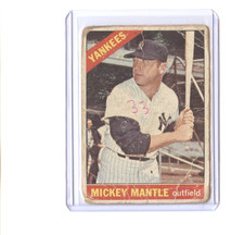 1966 Topps Mickey Mantle New York Yankees #50 🚀😳💥 Original