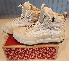 VANS Ultrarange EXO Hi MTE2 Boots Birch Checkerboard Women 6.5 Men Size 5.0 BOX