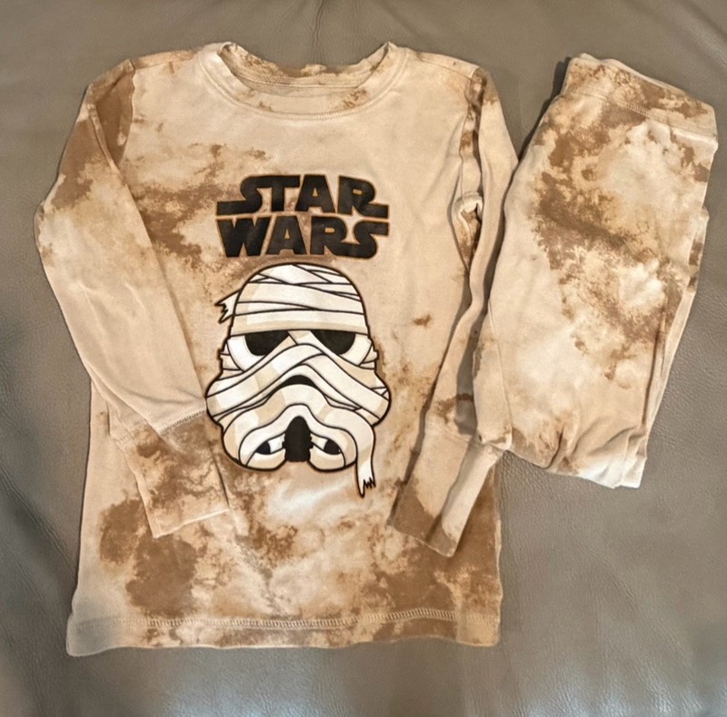 Hanna Andersson Star Wars long sleeve pants pajama set sz 6/7