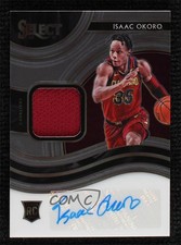 2020-21 Panini Select Rookie Jersey Auto 145/199 Isaac Okoro #RJA-OKO Auto 0c6