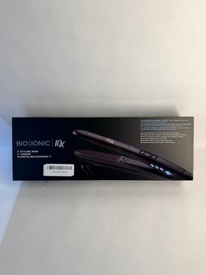 Bio Ionic 10X Styling Iron, 1'' Hair Straightener, Flat Iron, Curler