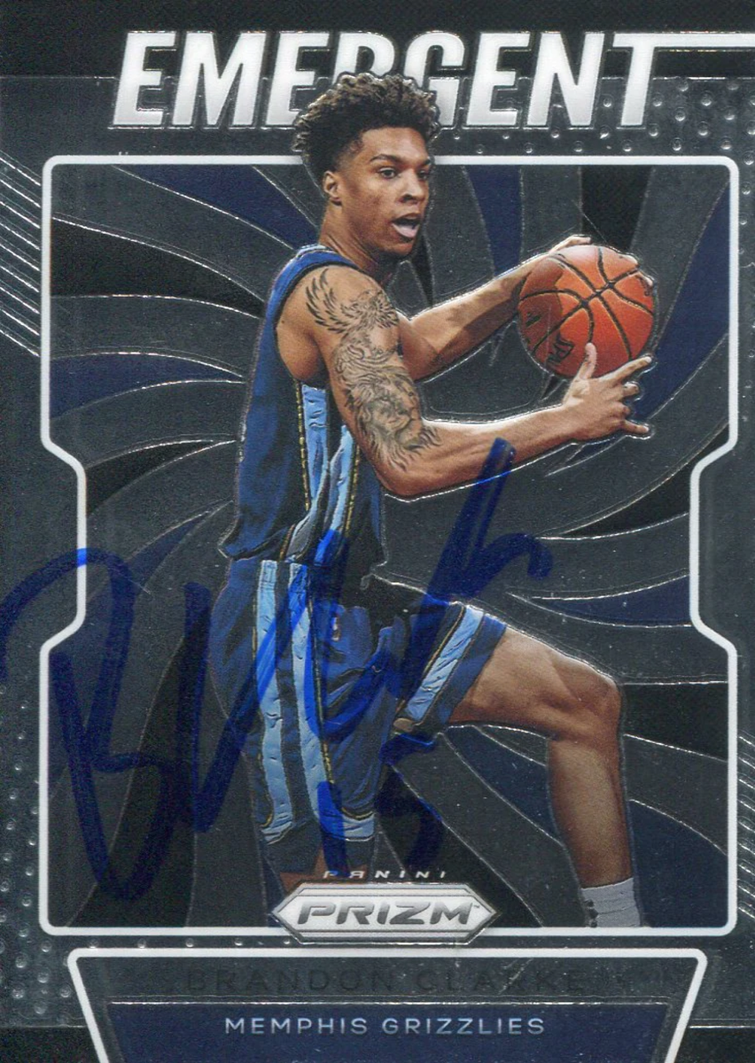 Brandon Clarke Autographed 2019-20 Panini Prizm Rookie Card | eBay