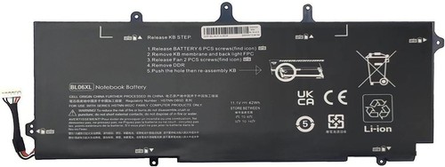 Battery BL06XL 722236-171 for HP EliteBook Folio 1040 G0 G1 G2 laptop BL06O42XL - Afbeelding 6 van 6