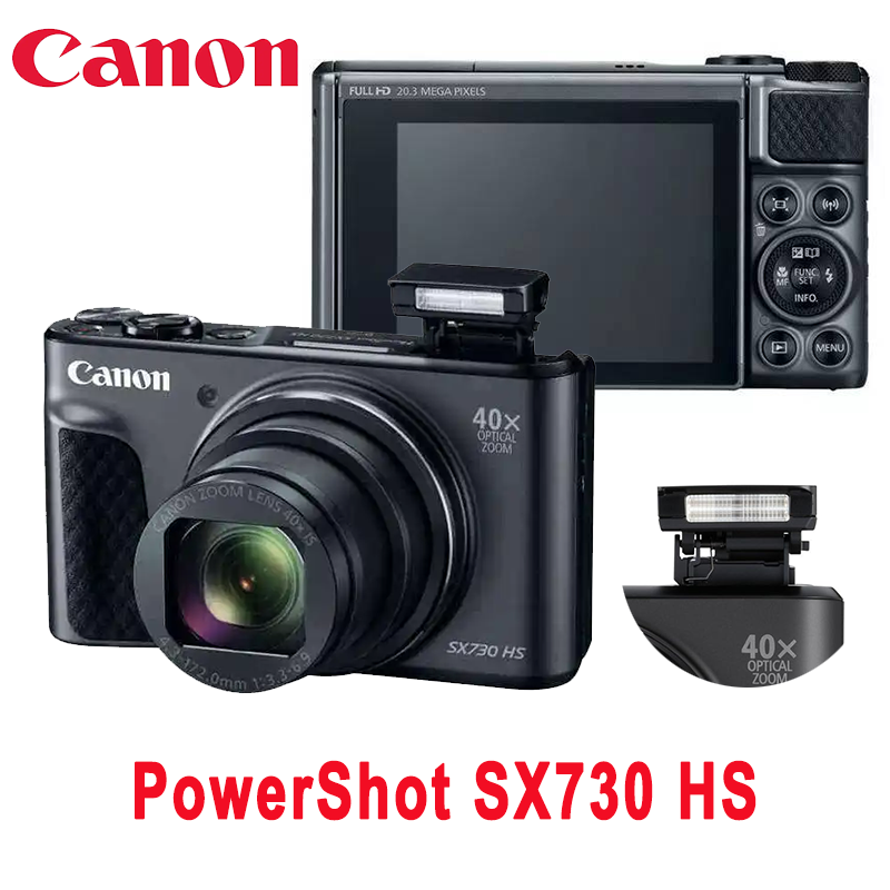 Canon PowerShot SX730 HS Camera w/ 40x Optical Zoom & 20.3