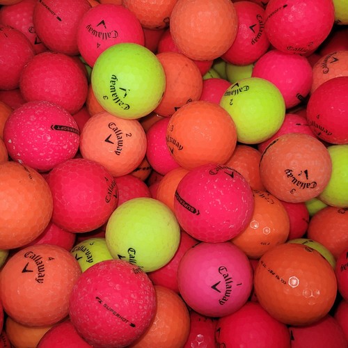 50 pelotas de golf usadas súper calientes/superblandas mezcla de colores mate Callaway - 2A Shag AA - Imagen 3 de 8