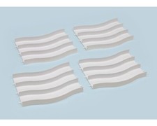 Tamiya Mini4WD Binari Wave per pista 3 corsie Bianchi (4pz) 69575 modellismo