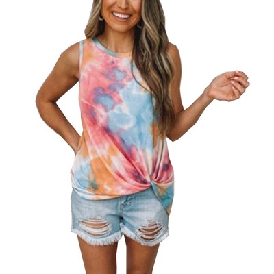 womens tie dye vest