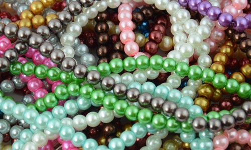 20 Packs of 4mm Mixed Color Dyed Round Pearl Beads Pearls for Jewellery Making - Picture 2 of 2