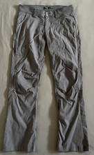 Prana Pants Hiking Outdoor Climbing Roll Up Stretch Gray Womens Size 8 Regular