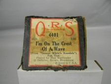 I'm On The Crest Of A Wave - From " George White's Scandals " Piano Roll - PR5