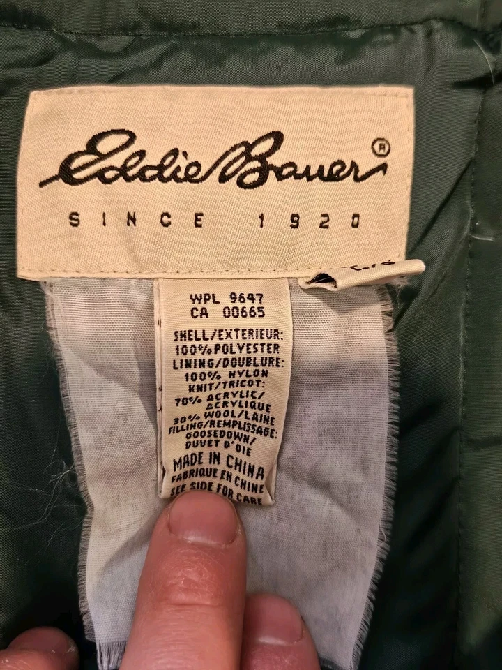 Abrigo EDDIE BAUER Mujer De Colección PREMIER POLAR PARKA Plumón de Ganso/Piel Talla Grande Foto 3 de 4