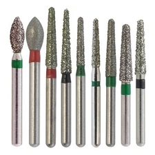 Dental Burs Diamond FG High Speed Burr Egg Round End Taper 368 856 850 Fine Grit