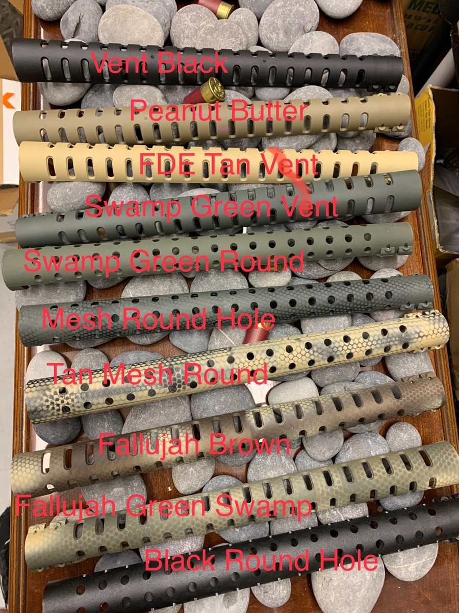 Custom HEAT SHIELD + TACSTAR Sidesaddle Mossberg 500 12 Ga Shotgun